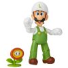 Super Mario™ Toy Figures | Fire Luigi With Fire Flower 4-Inch Articulated Figure