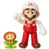 Super Mario™ Toy Figures | Fire Mario With Fire Flower 4-Inch Articulated Figure