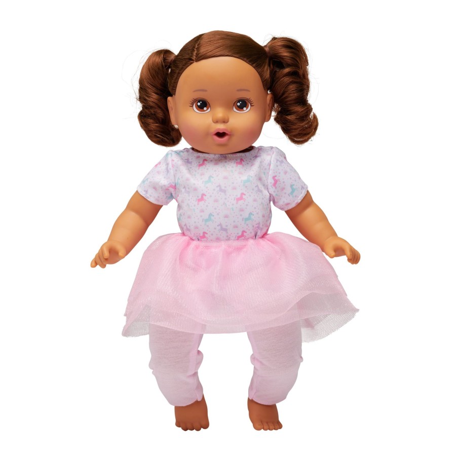 Perfectly Cute® Dolls & Accessories | 14-Inch My Sweet Toddler Girl Doll Brunette Brown Eyes