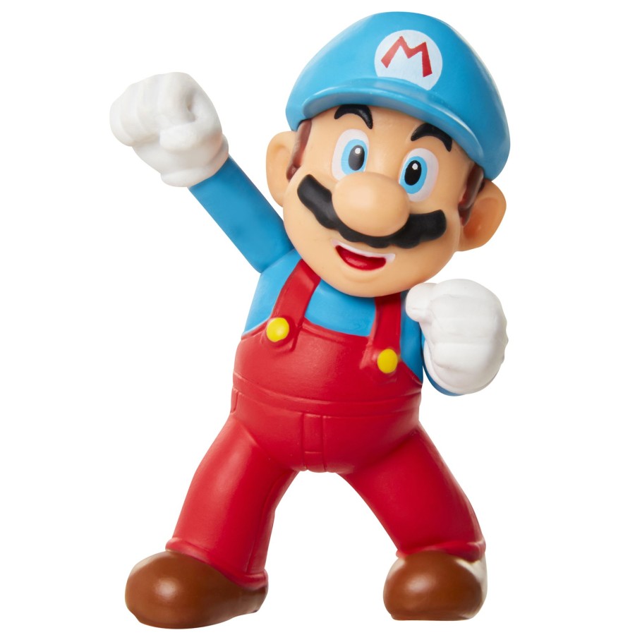 Super Mario™ Toy Figures | Ice Mario Fist Bump 2.5-Inch Articulated Figure