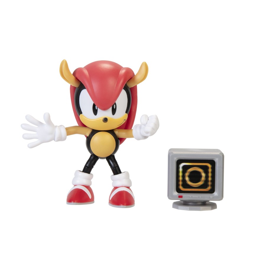 Sonic™ the Hedgehog Toy Figures | Mighty With Monitor 4-Inch Figure