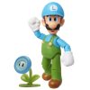 Super Mario™ Toy Figures | Ice Luigi With Ice Flower 4-Inch Articulated Figure