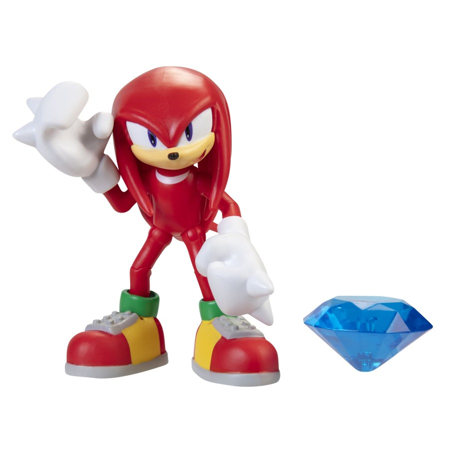 Sonic™ the Hedgehog Toy Figures | Knuckles With Chaos Emerald 4-Inch Figure