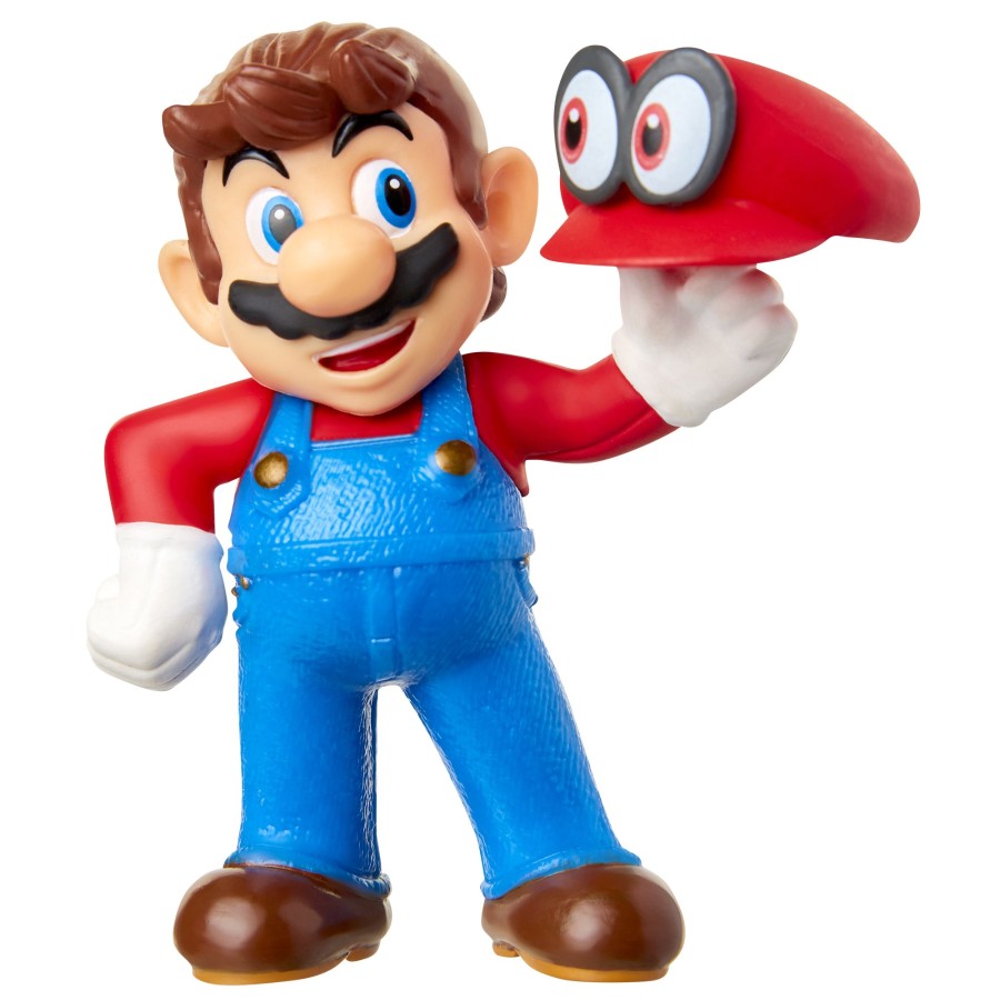 Super Mario™ Toy Figures | Cappy Mario 2.5-Inch Articulated Figure