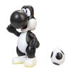 Super Mario™ Toy Figures | Black Yoshi With Egg 4-Inch Articulated Figure