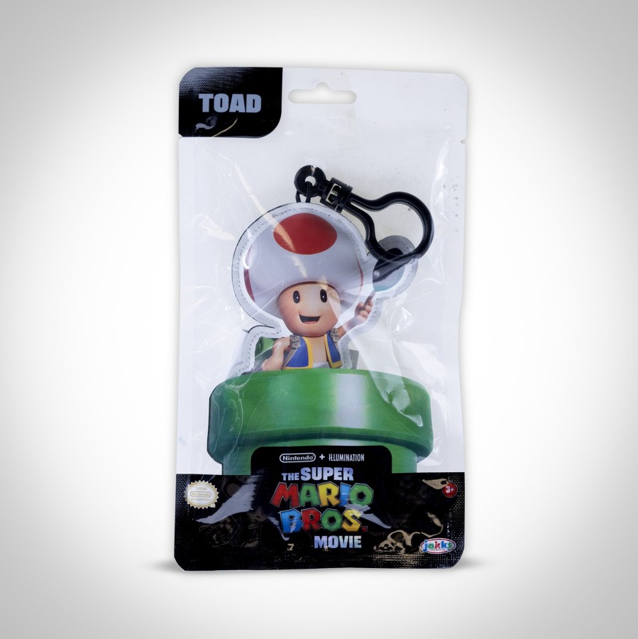 The Super Mario Bros. Movie Plushes | Toad Hanger Plush