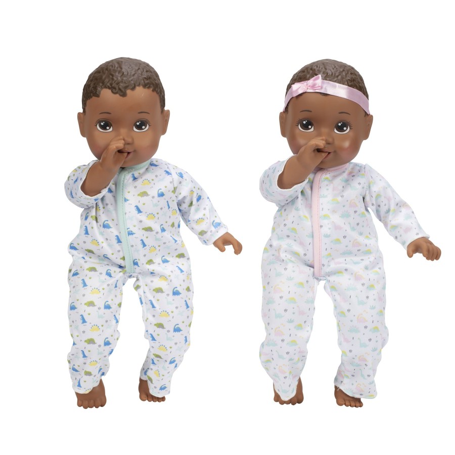 Perfectly Cute® Dolls & Accessories | 14-Inch My Sweet Baby Twins Twin B/G Dolls Dark Brunette With Brown Eyes