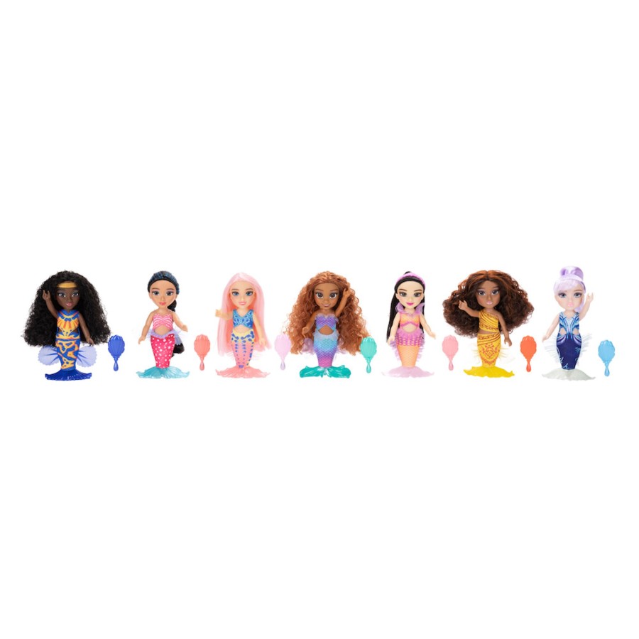 The Little Mermaid Dolls & Accessories | Ariel And Sisters Mermaid Petite Set