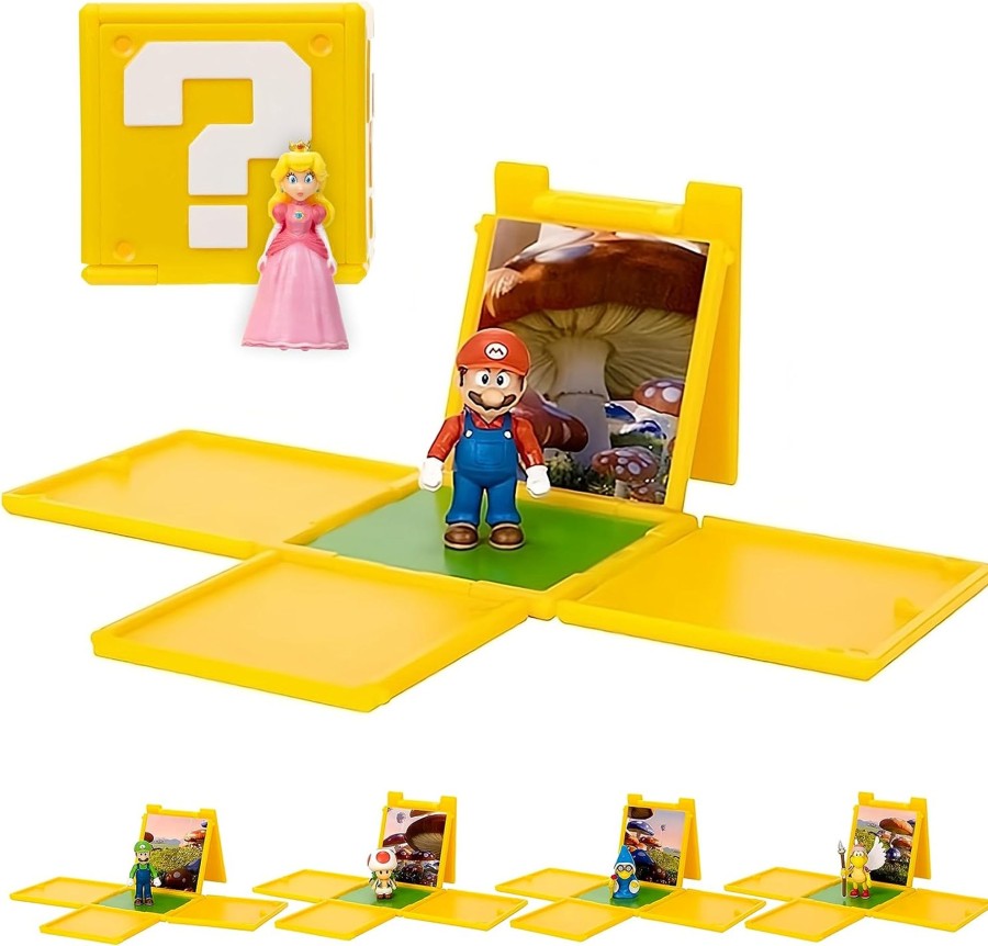 The Super Mario Bros. Movie Toy Figures | 1.25-Inch Mini Figures 6-Pack