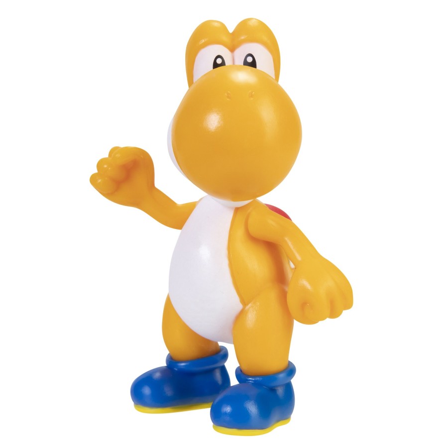 Super Mario™ Toy Figures | Orange Yoshi 2.5-Inch Articulated Figure