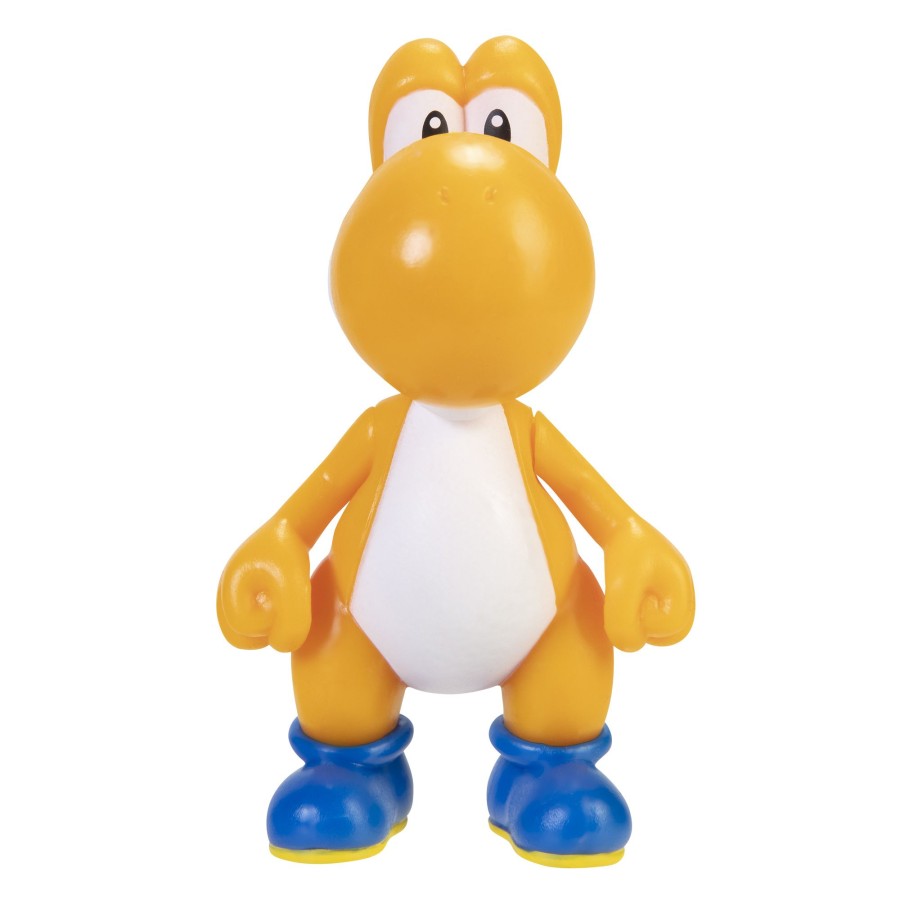 Super Mario™ Toy Figures | Orange Yoshi 2.5-Inch Articulated Figure