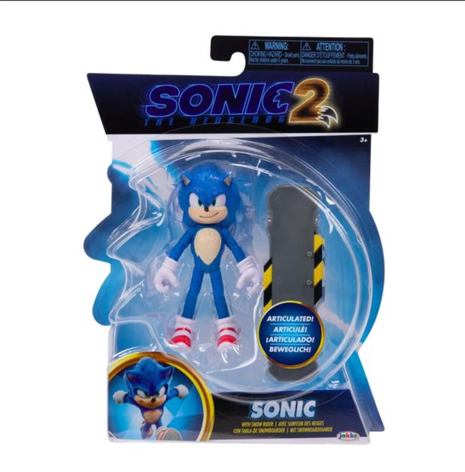 Sonic the Hedgehog 2: The Movie Toy Figures | Sonic 4-Inch Figure