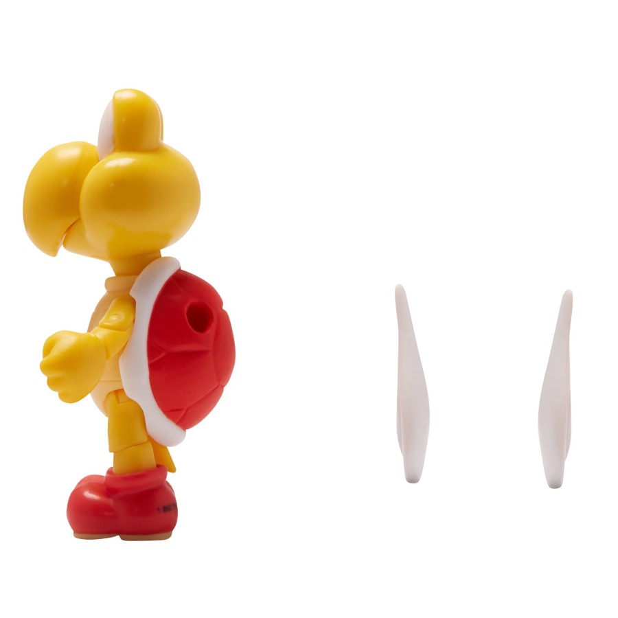 Super Mario™ Toy Figures | Red Koopa Troopa With Wings 4-Inch Articulated Figure