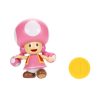 Super Mario™ Toy Figures | Toadette 4-Inch Articulated Figure With Coin