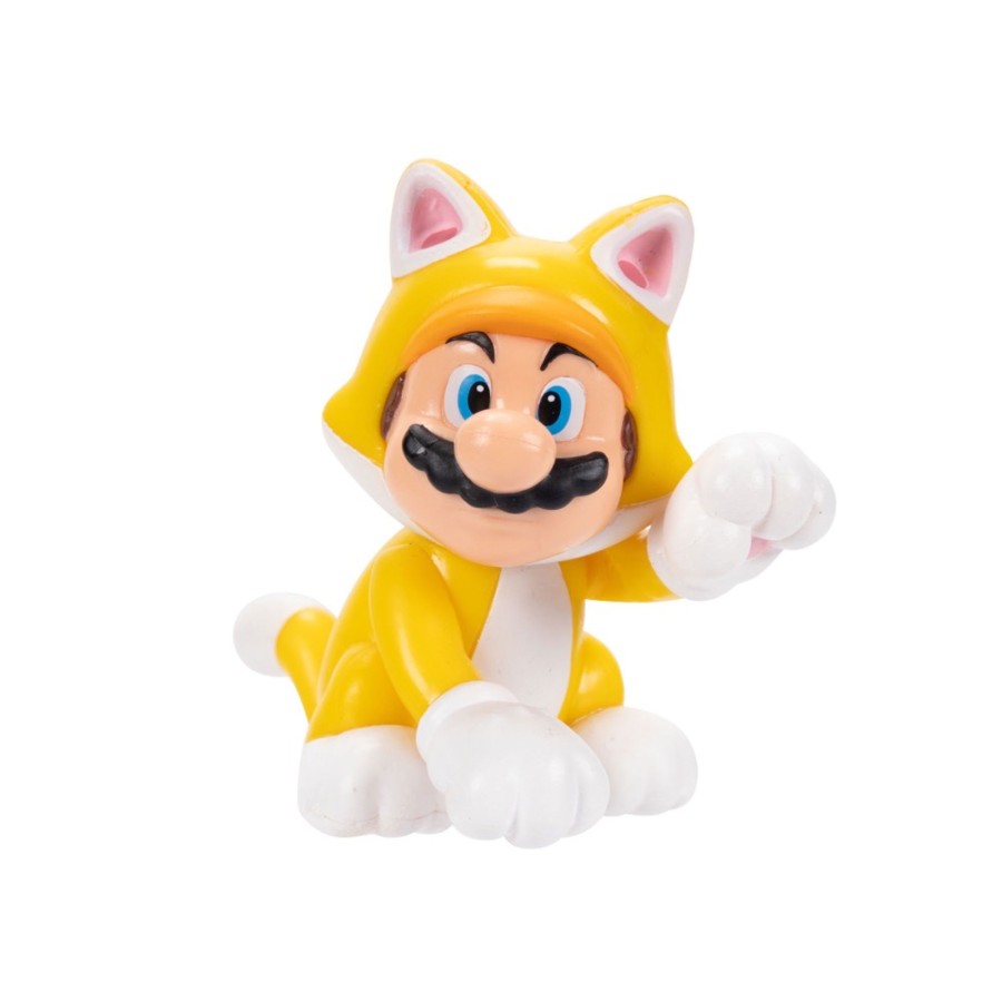 Super Mario™ Toy Figures | Cat Mario 2.5-Inch Articulated Figure