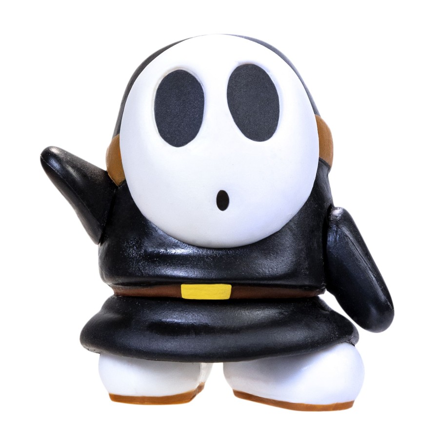 Super Mario™ Toy Figures | Black Shy Guy 2.5-Inch Articulated Figure