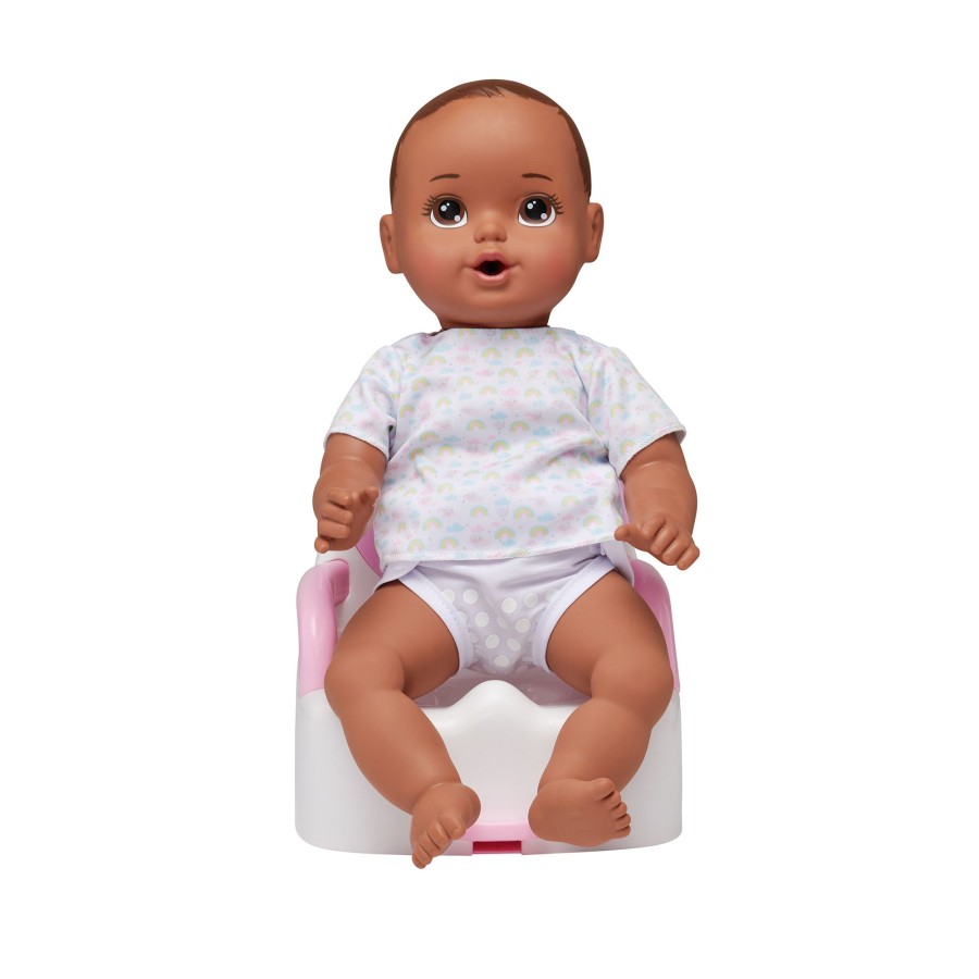 Perfectly Cute® Dolls & Accessories | 14-Inch Feed & Wet Dark Brunette Hair/Brown Eyes Baby Doll