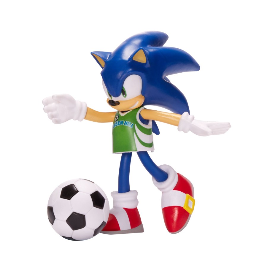 Sonic™ the Hedgehog Toy Figures | Sonic With Soccer Ball 4-Inch Figure