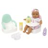 Perfectly Cute® Dolls & Accessories | My Lil' Baby Feed & Go Playset 8-Inch Doll Brunette With Brown Eyes