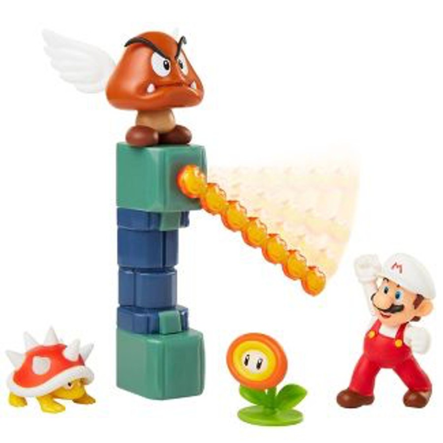 Super Mario™ Toy Figures | 2.5-Inch Lava Castle Diorama