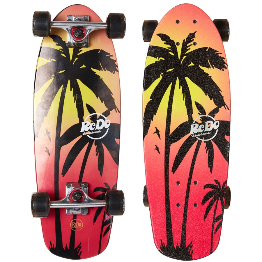 ReDo Skateboard Co. ® Outdoors95 Products | Shorty Cruiser (Pink Palm)