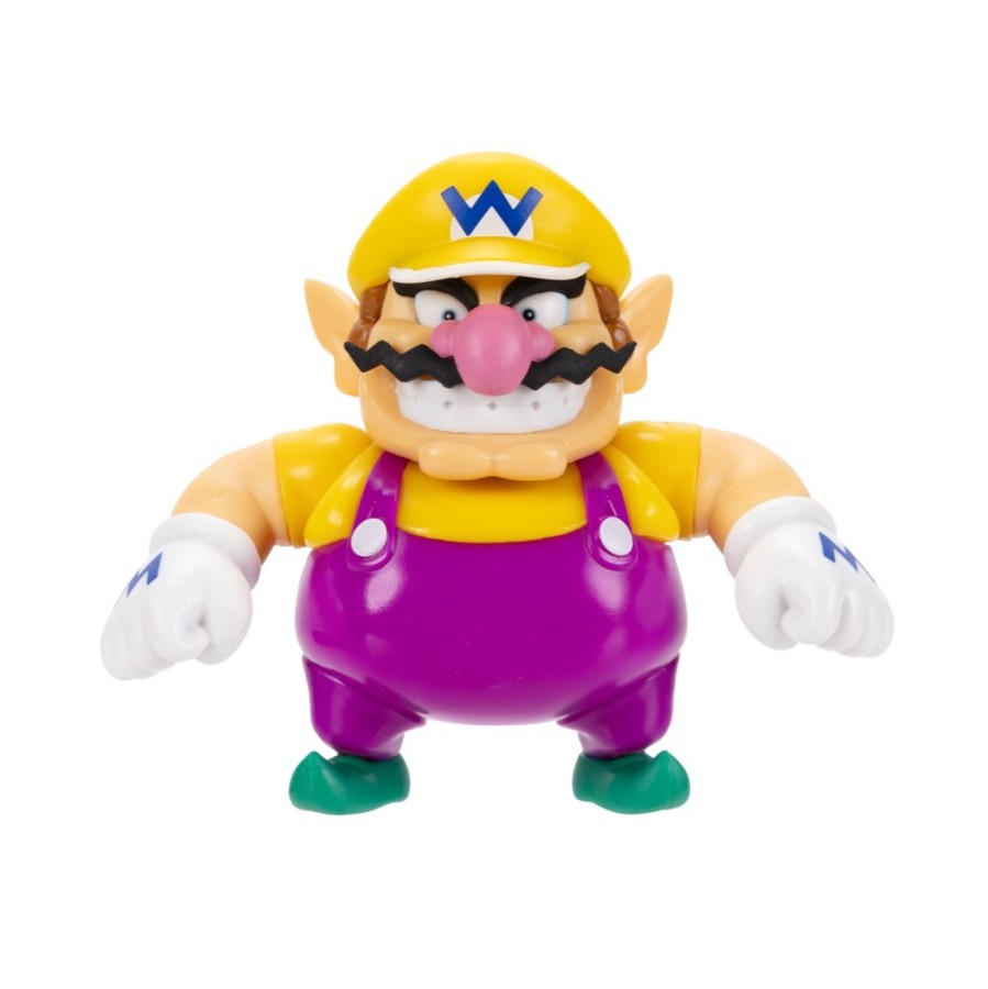 Super Mario™ Toy Figures | Wario 2.5-Inch Articulated Figure