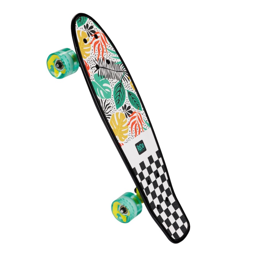 ReDo Skateboard Co. ® Outdoors95 Products | Poly Cruiser Board (Checkered Palms)