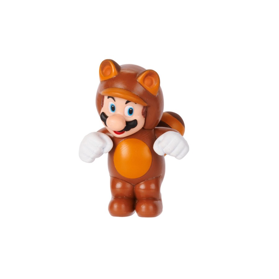 Super Mario™ Toy Figures | Tanooki Mario 2.5-Inch Articulated Figure