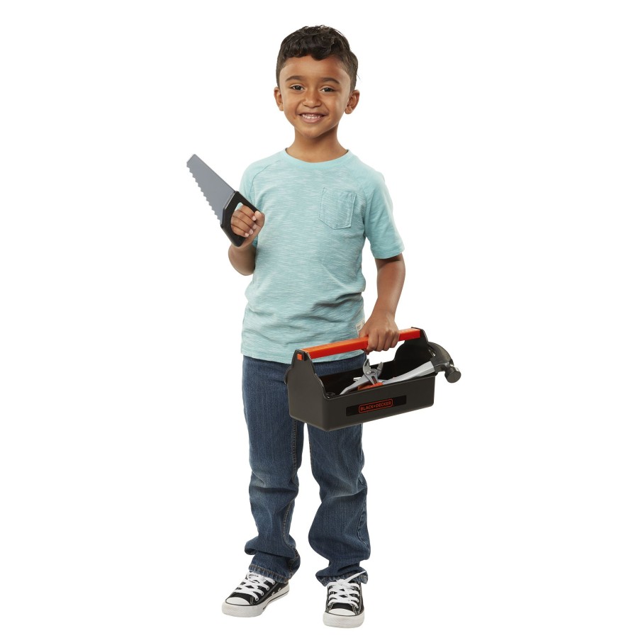 Black + Decker® Dress-Up & Role-Play | Junior My First Tool Box 14 Piece Set