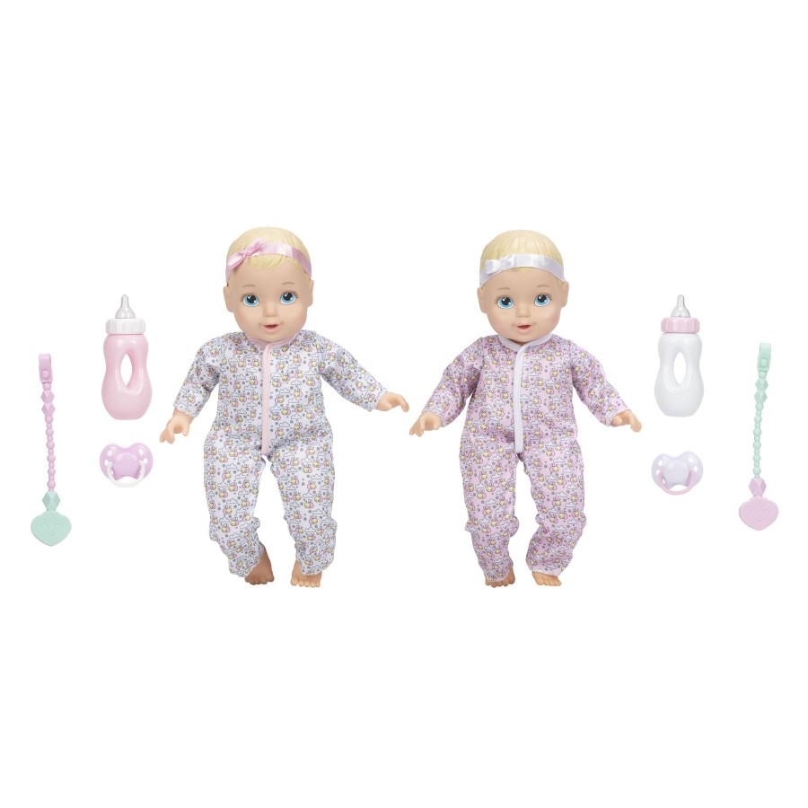 Perfectly Cute® Dolls & Accessories | 14-Inch My Sweet Baby Twins Twin Girl Dolls Blonde With Blue Eyes