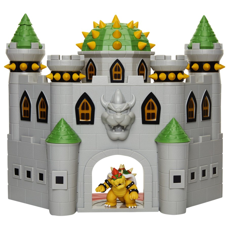 Super Mario™ Playsets & Accessories | Dlx Bowser Castle Playset