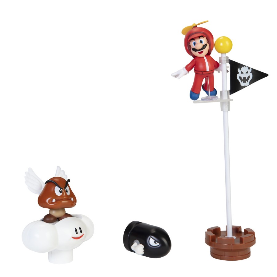 Super Mario™ Toy Figures | 2.5-Inch Cloud Diorama Set