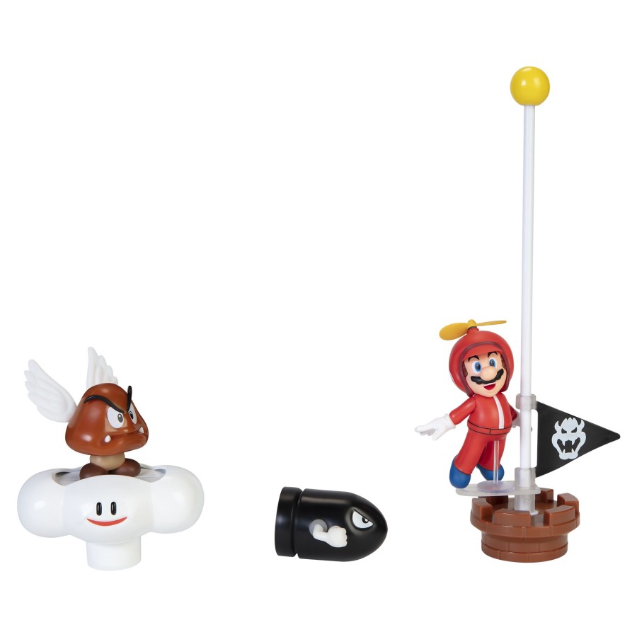 Super Mario™ Toy Figures | 2.5-Inch Cloud Diorama Set