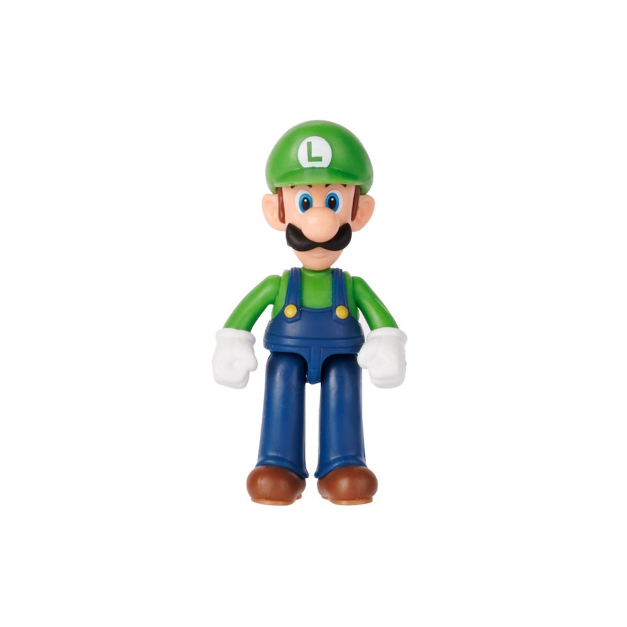 Super Mario™ Toy Figures | Standing Luigi 2.5-Inch Articulated Figure