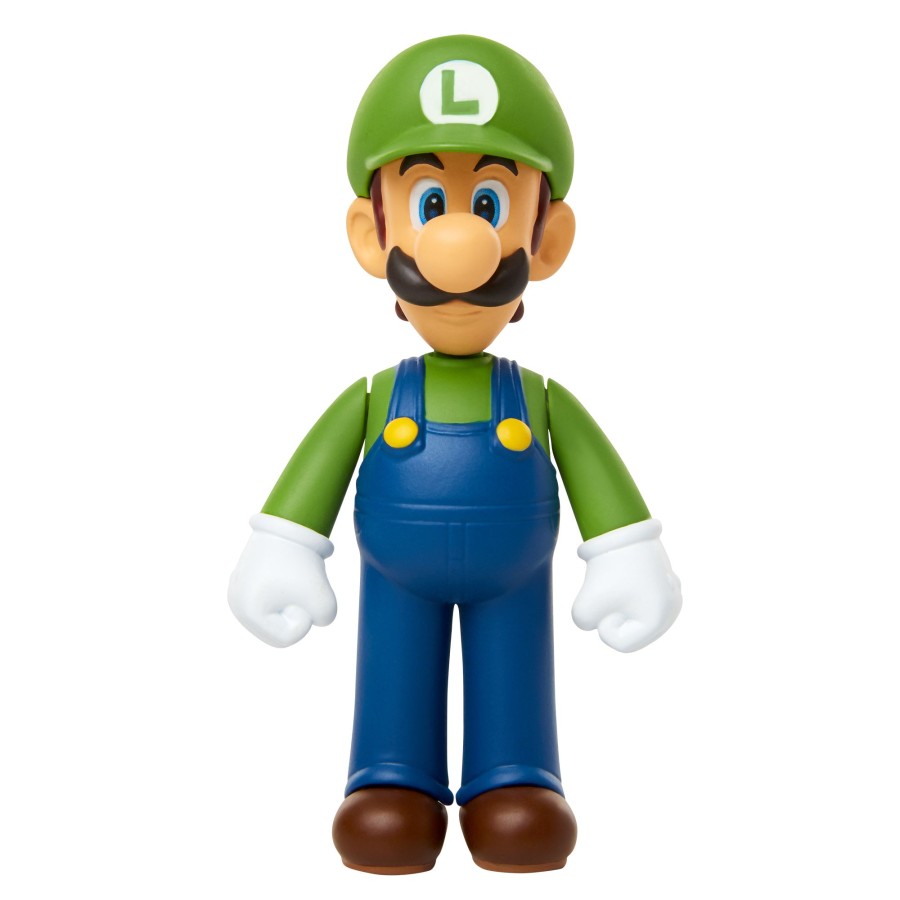 Super Mario™ Toy Figures | Standing Luigi 2.5-Inch Articulated Figure