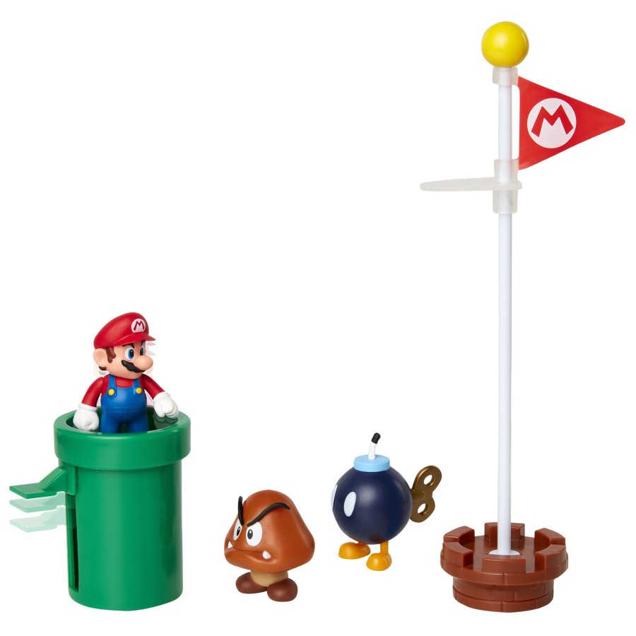 Super Mario™ Toy Figures | 2.5-Inch Acorn Plains Diorama