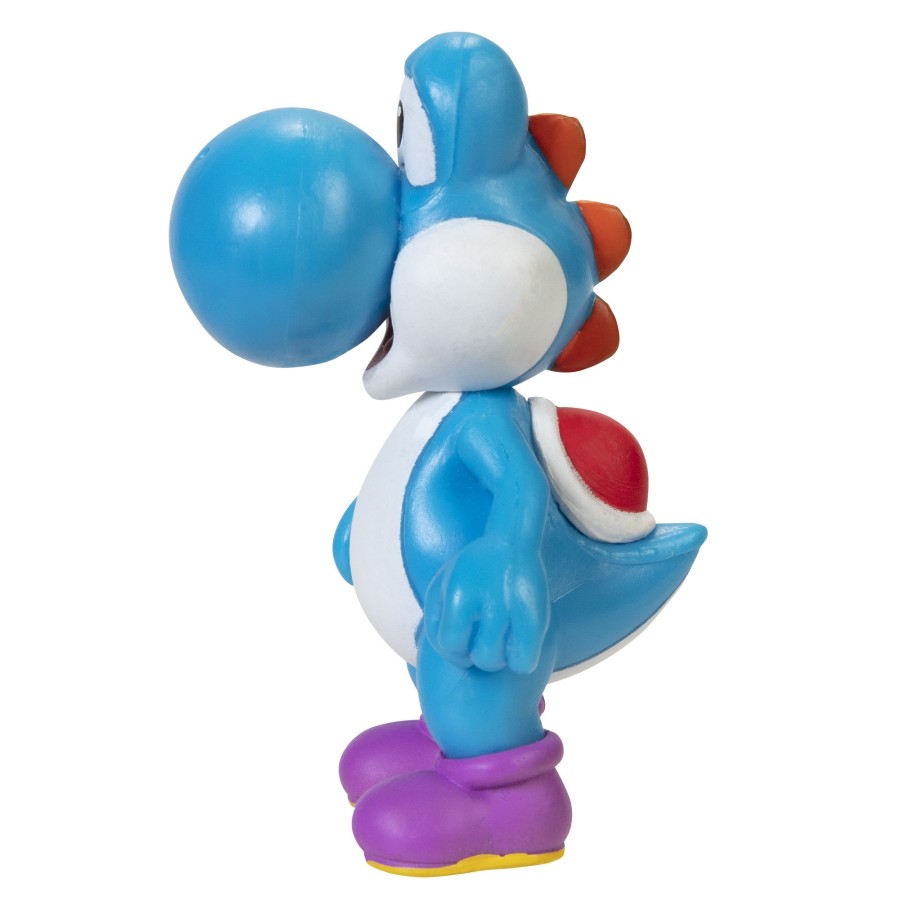 Super Mario™ Toy Figures | Light Blue Yoshi 2.5-Inch Articulated Figure