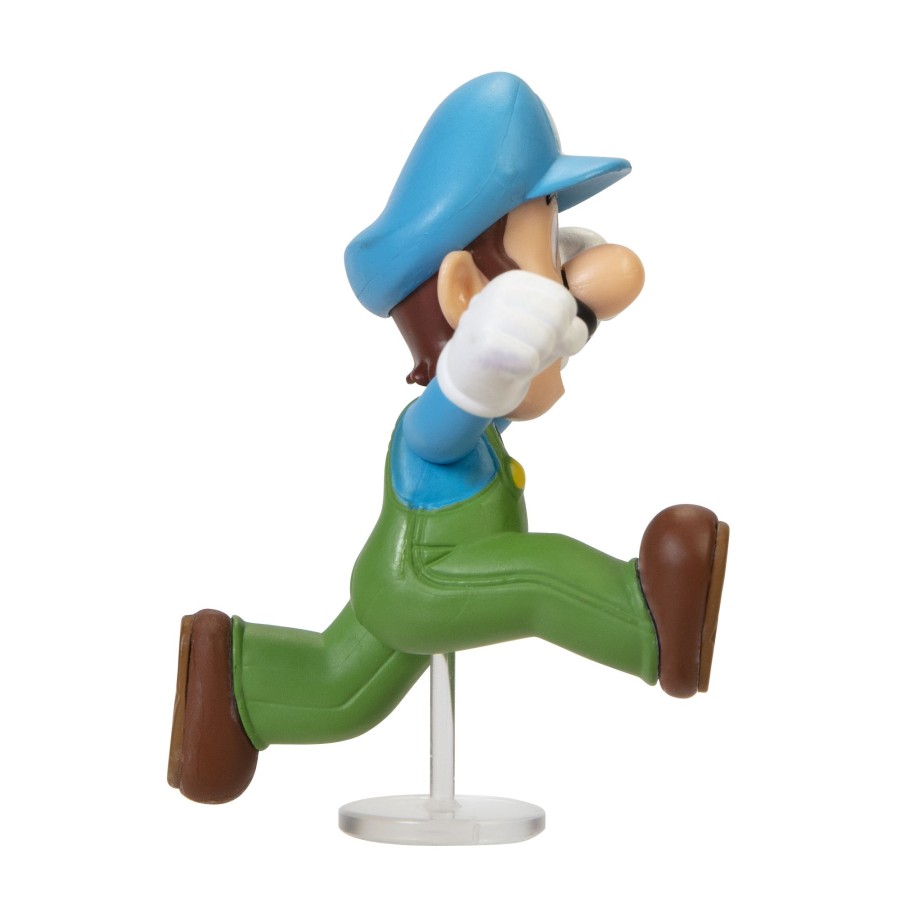 Super Mario™ Toy Figures | Ice Luigi 2.5-Inch Articulated Figure