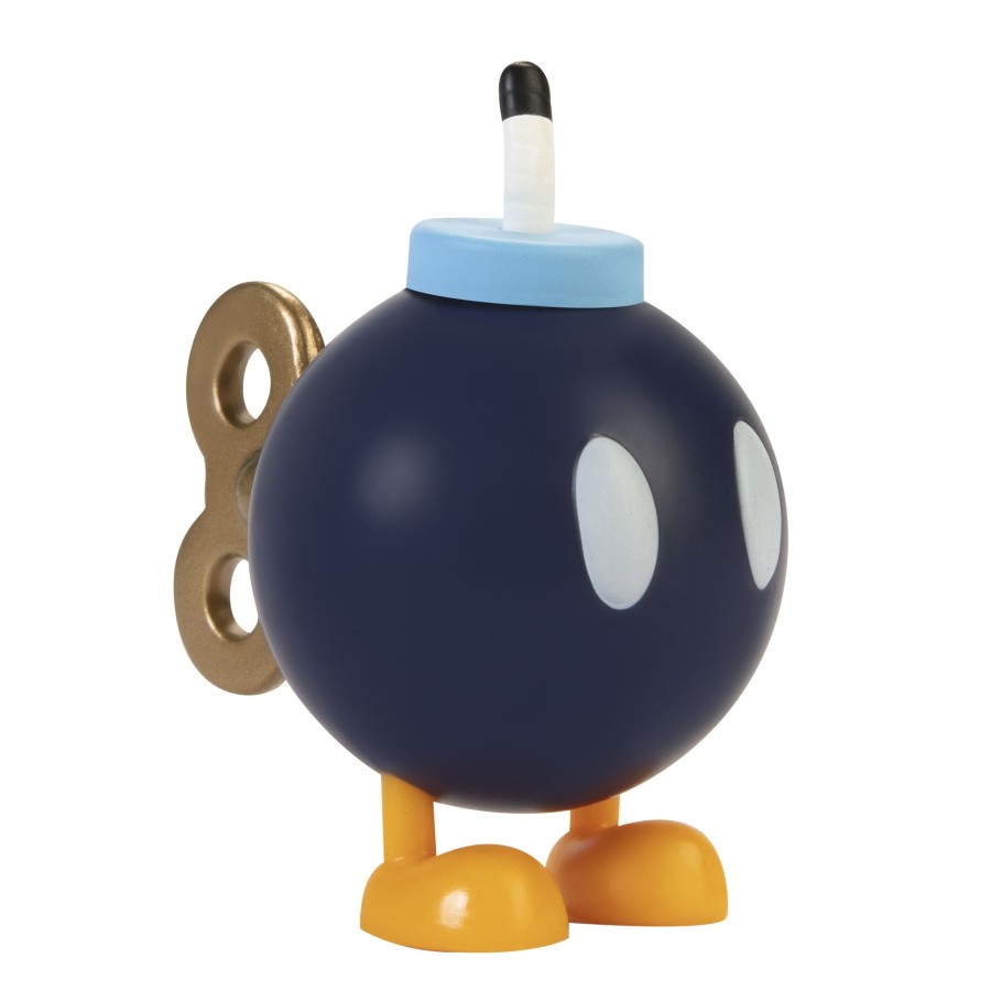 Super Mario™ Toy Figures | Bob-Omb 2.5-Inch Articulated Figure