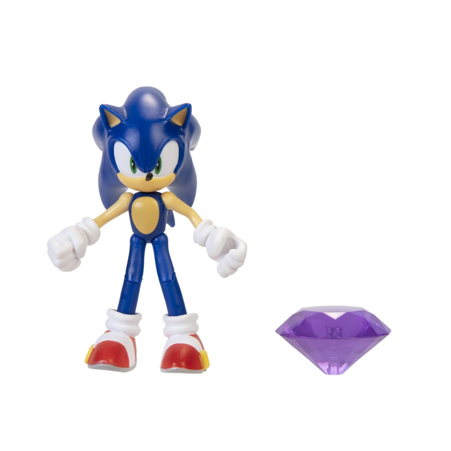 Sonic™ the Hedgehog Toy Figures | Sonic With Chaos Emerald 4-Inch Figure