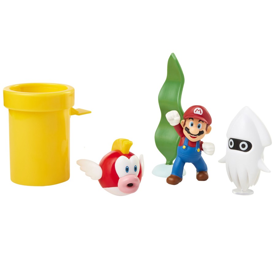 Super Mario™ Toy Figures | 2.5-Inch Underwater Diorama