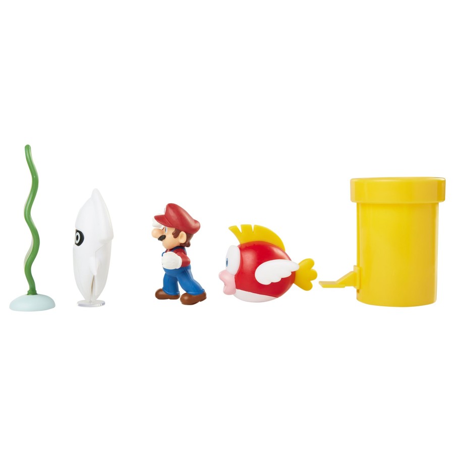 Super Mario™ Toy Figures | 2.5-Inch Underwater Diorama