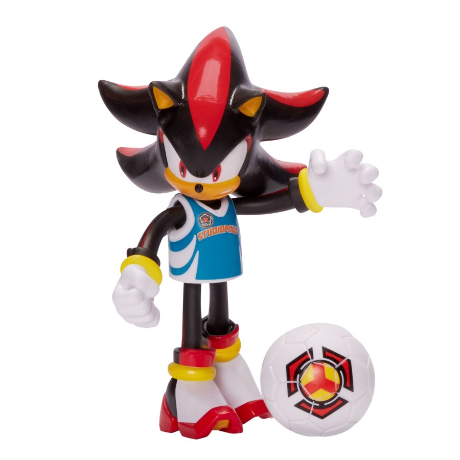 Sonic™ the Hedgehog Toy Figures | Shadow With Soccer Ball 4-Inch Figure