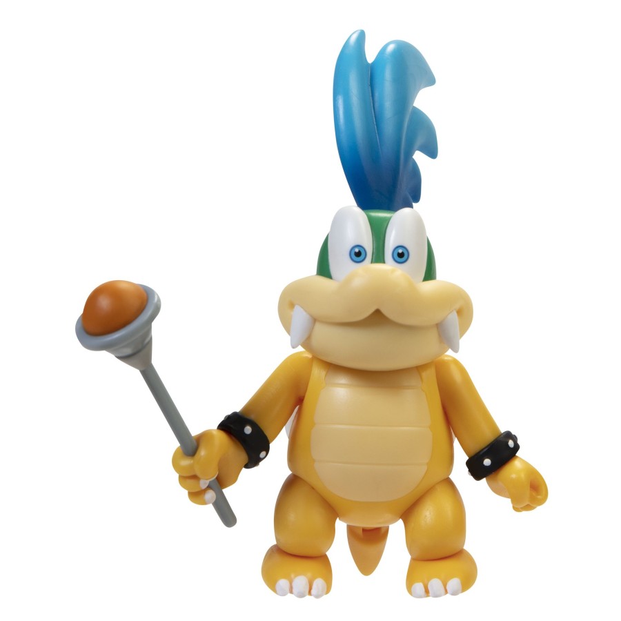 Super Mario™ Toy Figures | Larry Koopa With Wand 4-Inch Articulated Figure