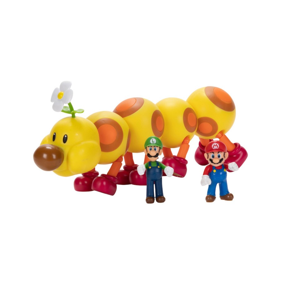 Super Mario™ Toy Figures | Soda Jungle Wiggler, Mario And Luigi Set