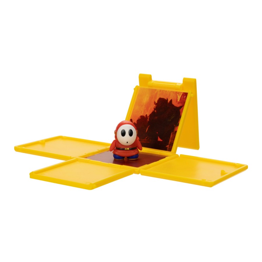 The Super Mario Bros. Movie Toy Figures | 1.25-Inch Shy Guy Mini Figure With Question Block