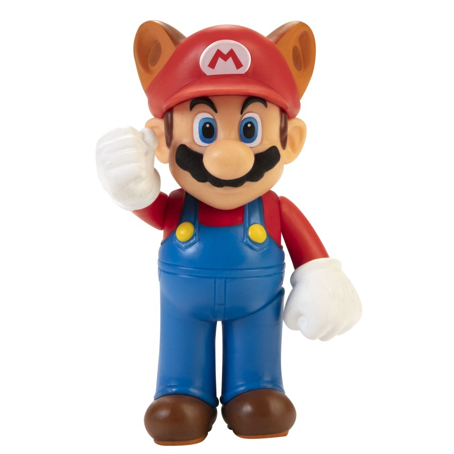 Super Mario™ Toy Figures | Raccoon Mario 2.5-Inch Articulated Figure