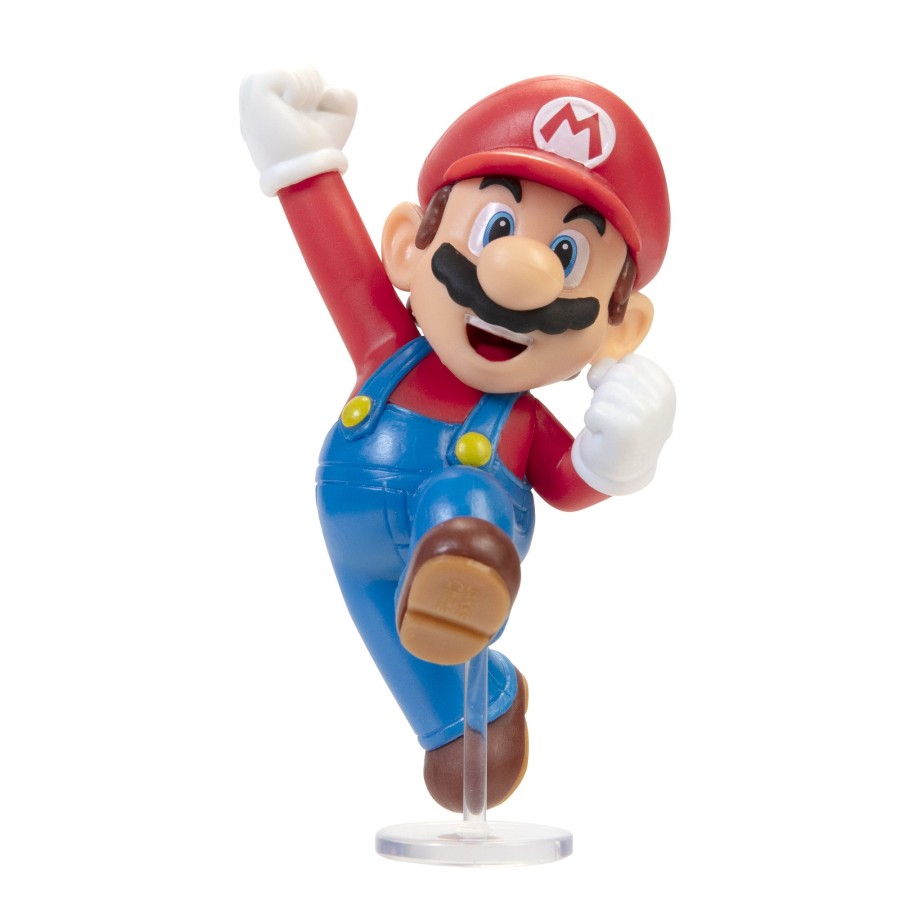 Super Mario™ Toy Figures | Jumping Mario 2.5-Inch Articulated Figure