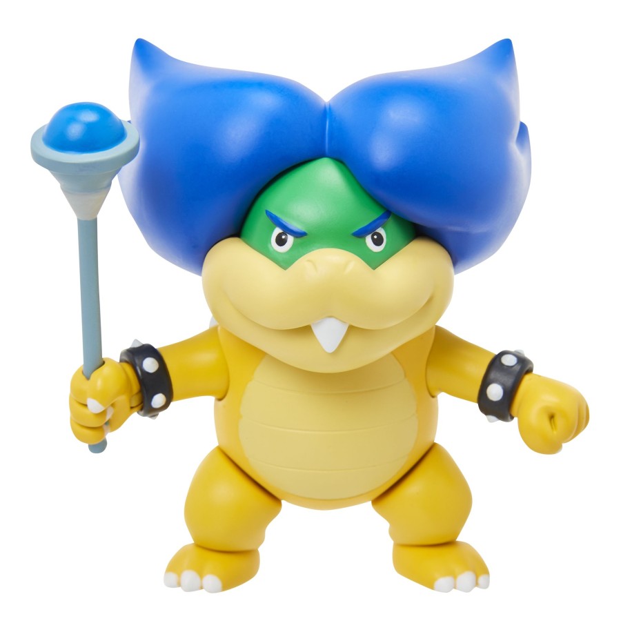 Super Mario™ Toy Figures | Ludwig Von Koopa With Wand 4-Inch Articulated Figure