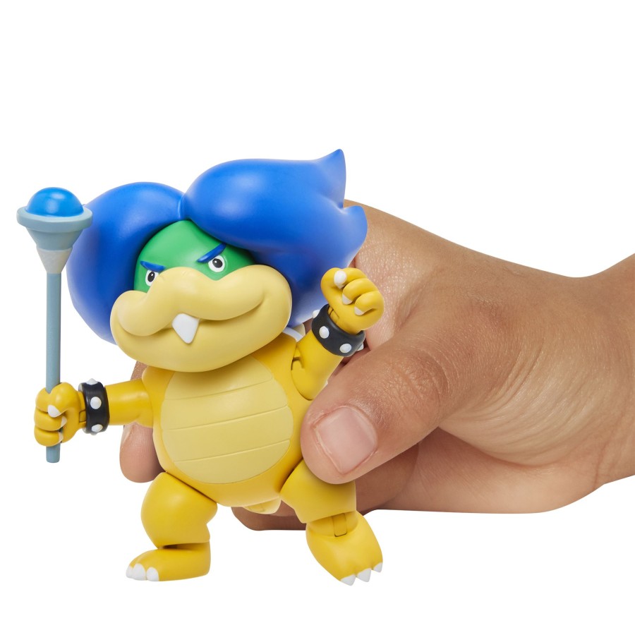 Super Mario™ Toy Figures | Ludwig Von Koopa With Wand 4-Inch Articulated Figure